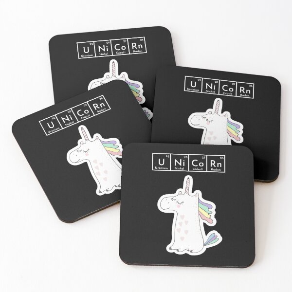 Item preview, Unicorn Periodic Table of Elements designed and sold by ThreadsNouveau.