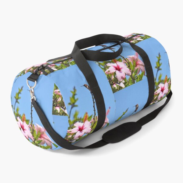 Item preview, Hummingbird And Pink Hibiscus Flowers Concetta Ellis designed and sold by concettaellis.