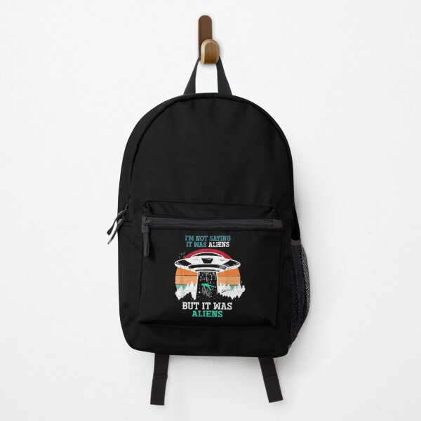 Item preview, I'm Not Saying It Was Aliens Sci-fi Lover UFO Retro Sunset designed and sold by Qudkin.