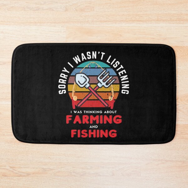 Item preview, Thinking About Farming And Fishing | Retro Farmer Fisher designed and sold by trendo.