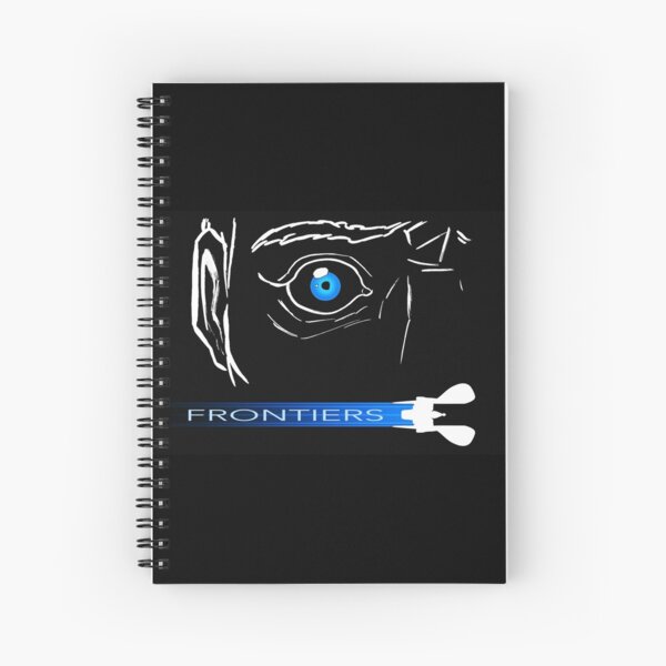 FRONTIERS — LOOKING YOU IN THE EYE Spiral Notebook