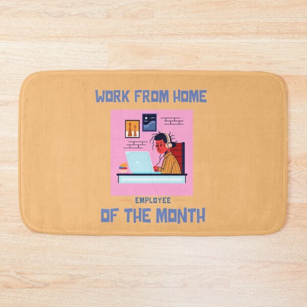 Item preview, Work From Home Employee Of The Month designed and sold by MariusMunteanu.