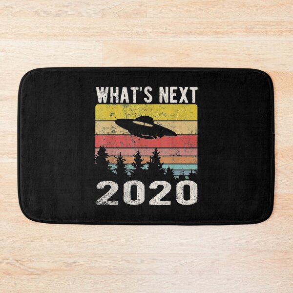 Item preview, What's Next 2020 Sarcastic Retro Sunset Extraterrestrial UFO designed and sold by Qudkin.