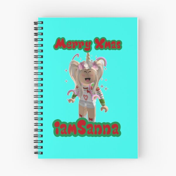 Item preview, iamSanna Loves Unicorns Merry Xmas SKY BLUE designed and sold by Totkisha1.