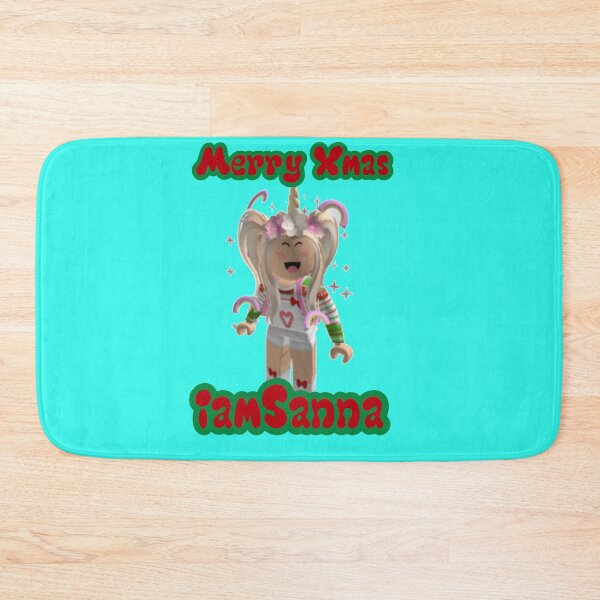 Item preview, iamSanna Loves Unicorns Merry Xmas SKY BLUE designed and sold by Totkisha1.