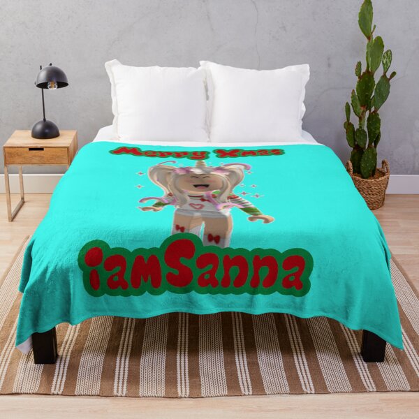 Item preview, iamSanna Loves Unicorns Merry Xmas SKY BLUE designed and sold by Totkisha1.