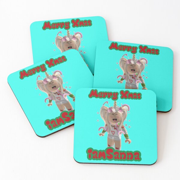 Item preview, iamSanna Loves Unicorns Merry Xmas SKY BLUE designed and sold by Totkisha1.