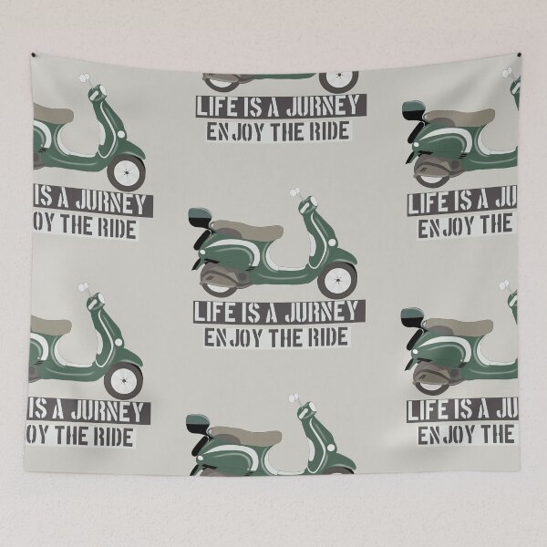 Item preview, Life Is a Jurney Enjoy The Ride designed and sold by Aesthetics Creation.