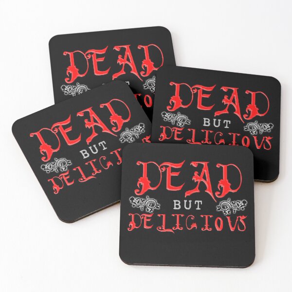 Item preview, Dead but delicious creepy gothic vampire design ALS42 designed and sold by AllLeftSides42.