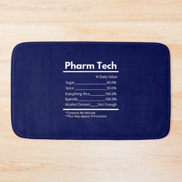 Item preview, pharmacy technician ingredients, pharm tech designed and sold by Hey-Nice-Shirt.