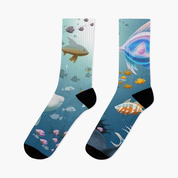 Item preview,  depicting the life of fish in the ocean designed and sold by 42youbest.