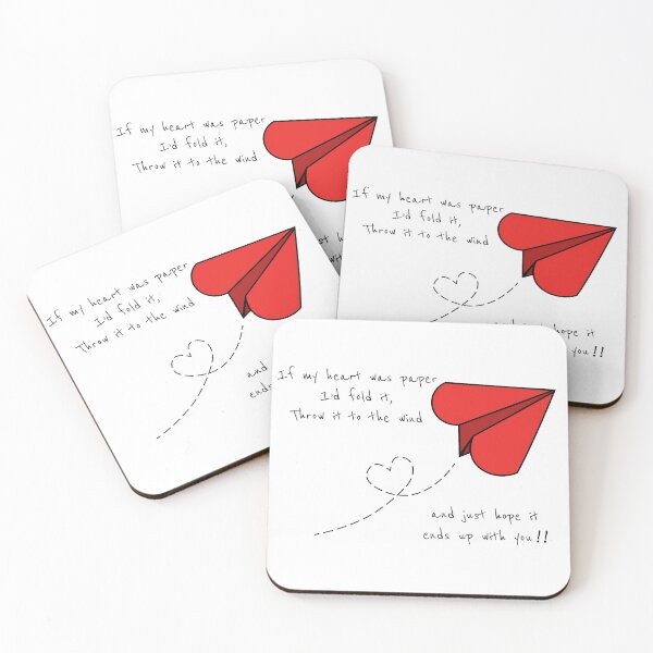 Item preview, The Vamps - Paper Heart Plane Red with Lyrics  designed and sold by TheQueuingLife.