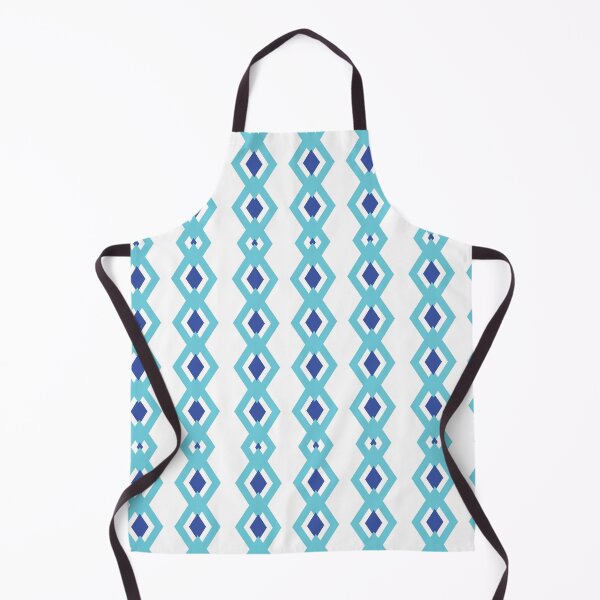 Item preview, Geo Double Diamonds Pattern - Blue designed and sold by galleasstudio.