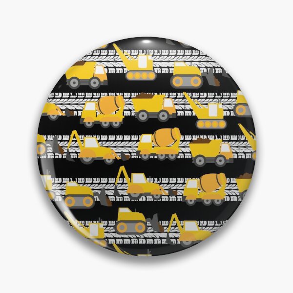 Item preview, Construction Equipment Pattern Construction Worker Bulldozer Gear designed and sold by DynamicDesign.