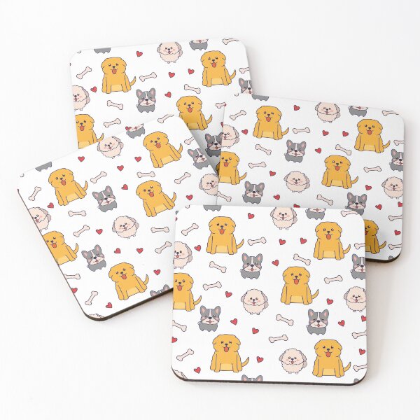 Item preview, Cute Dogs And Dog Bone Pattern Pet Dog Lover Dog Gear designed and sold by DynamicDesign.