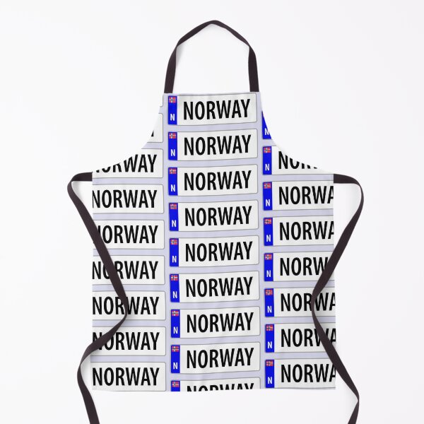 Item preview, Norway Car Registration Plate Design designed and sold by LouiseFranksArt.
