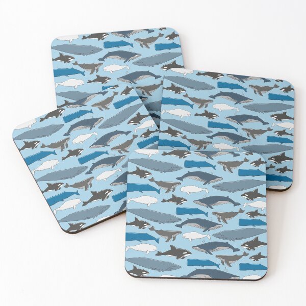 Item preview, Whale Pattern Ocean Animal Orca Humpback Save The Whales Gear designed and sold by DynamicDesign.