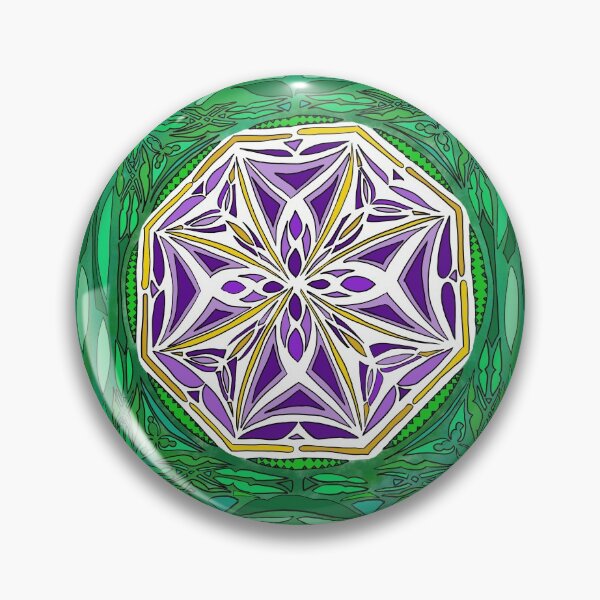 Item preview, Purple Yellow Flower designed and sold by NeedlingGod.
