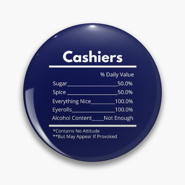 Item preview, cashier ingredients designed and sold by Hey-Nice-Shirt.