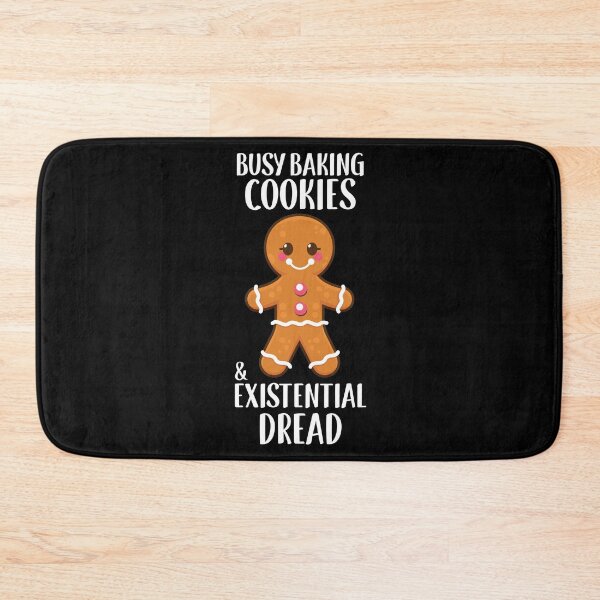 Item preview, Sarcastic Christmas Baking Cookies Existential Dread graphic designed and sold by jakehughes2015.