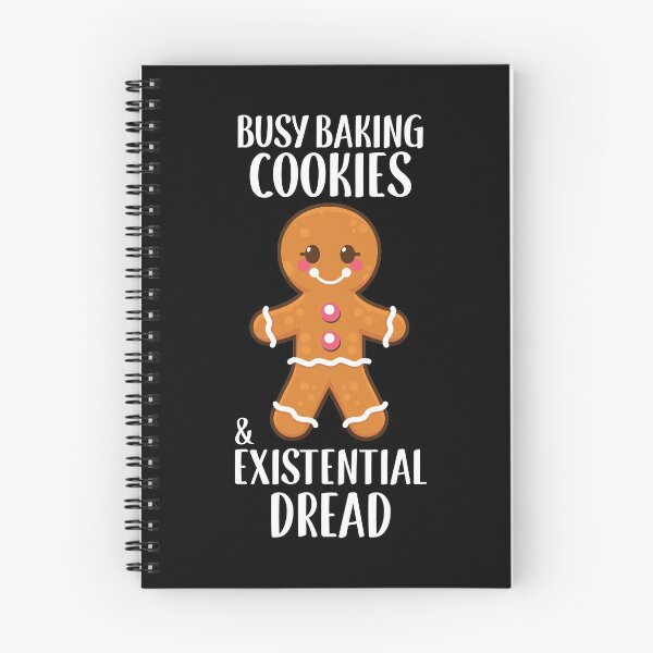 Item preview, Sarcastic Christmas Baking Cookies Existential Dread graphic designed and sold by jakehughes2015.