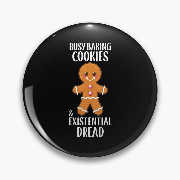 Item preview, Sarcastic Christmas Baking Cookies Existential Dread graphic designed and sold by jakehughes2015.