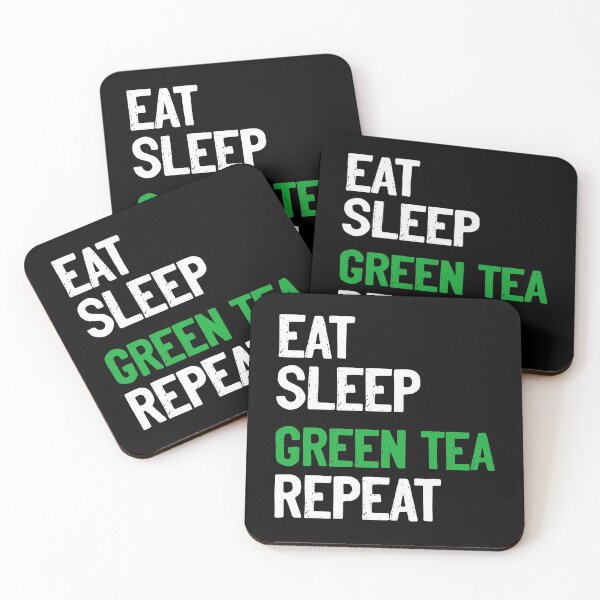 Item preview, Funny Eat sleep GREEN TEA repeat  designed and sold by RedJazz.
