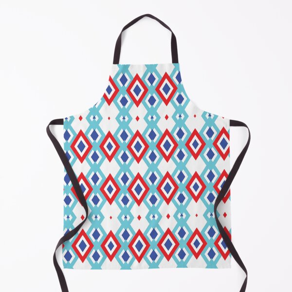 Item preview, Geo Diamonds Pattern - Blue Red designed and sold by galleasstudio.
