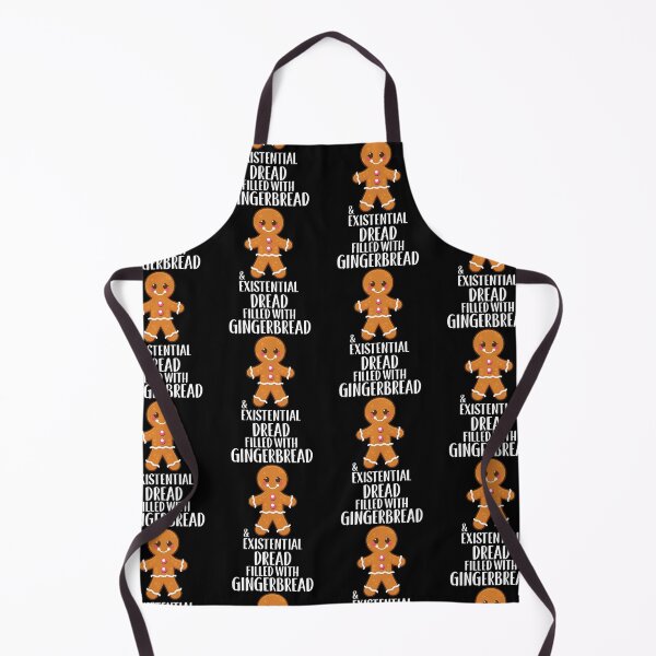 Item preview, Christmas Sarcastic Gingerbread Existential Dread print designed and sold by jakehughes2015.