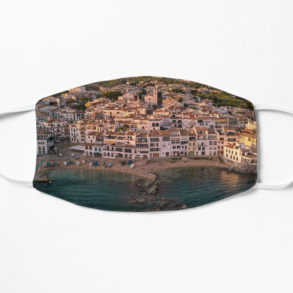 Symmetry of a sunset in Calella de Palafrugell Mask