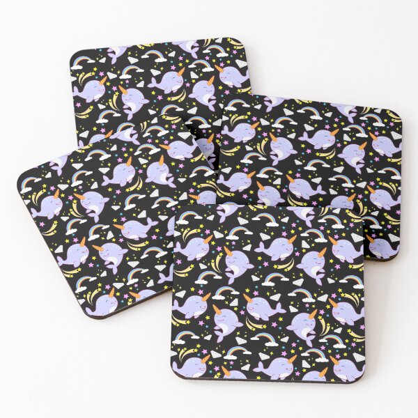 Item preview, Cute Narwhal And Rainbow Pattern Sea Unicorn Love Narwhal Gear designed and sold by DynamicDesign.