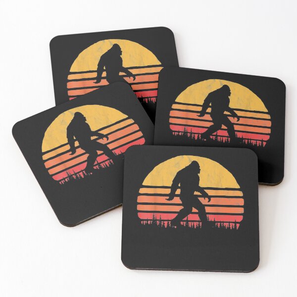 Item preview, Retro Bigfoot Silhouette Vintage Sunset designed and sold by Qudkin.