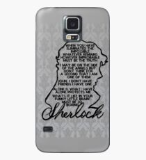 BBC Sherlock quote picture Case/Skin for Samsung Galaxy