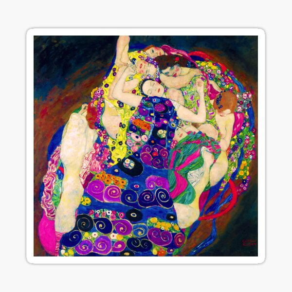 Aperçu de l'œuvre Gustav Klimt "Die Jungfrauen (Les Vierges)" créée et vendue par Alexandra Dahl.