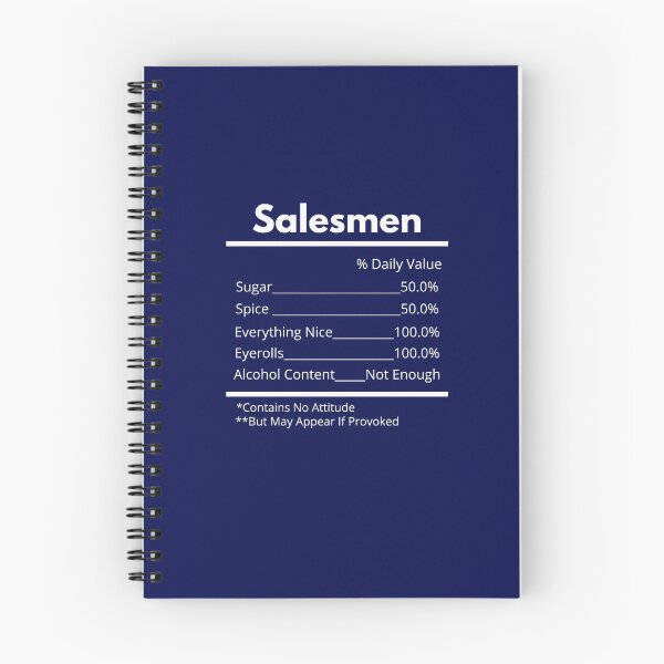 Item preview, salesman ingredients designed and sold by Hey-Nice-Shirt.