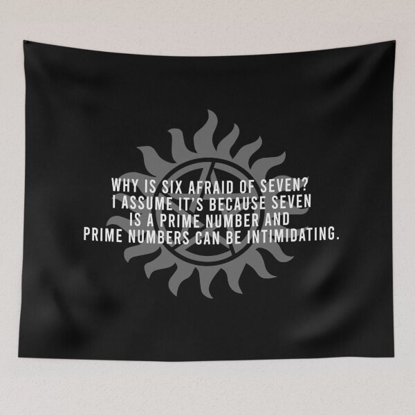 Item preview, Why is six afraid of seven designed and sold by JahayTheFoxAO.