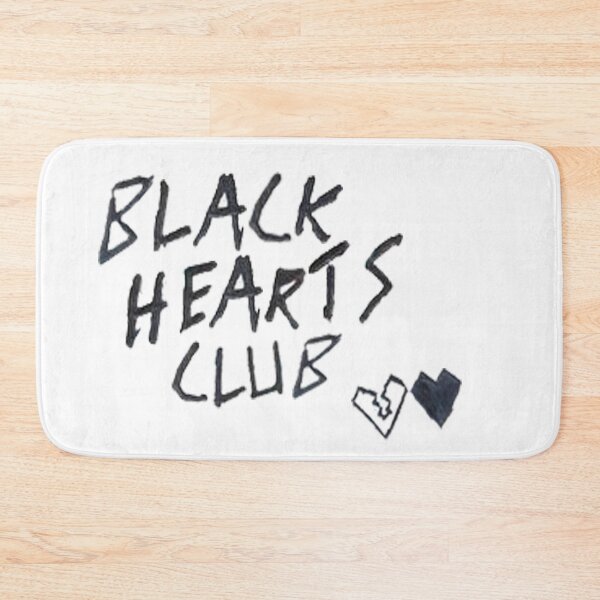 Item preview, black hearts club handwritten designed and sold by marluxiadallas.