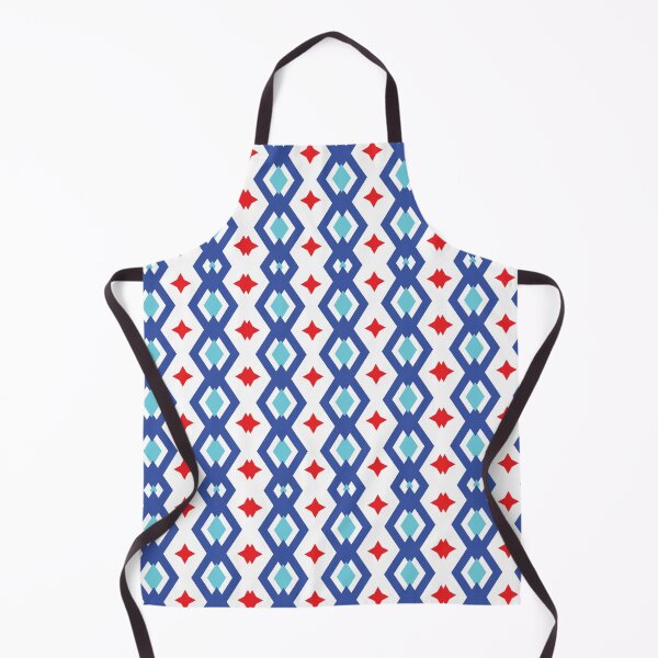 Item preview, Geo Diamonds Stars Pattern - Blue Red designed and sold by galleasstudio.