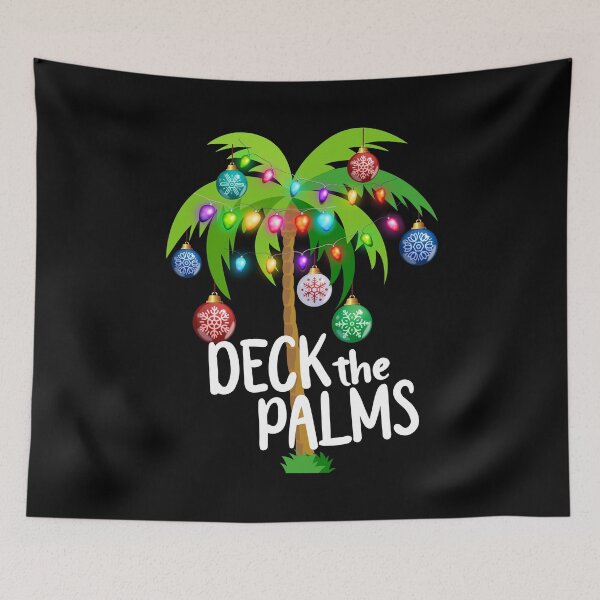 Item preview, Deck The Palms Tropical Hawaii Christmas Palm Tree designed and sold by MagicBoutique.