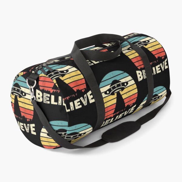 Item preview, Believe Vintage Alien UFO Retro Sunset designed and sold by Qudkin.