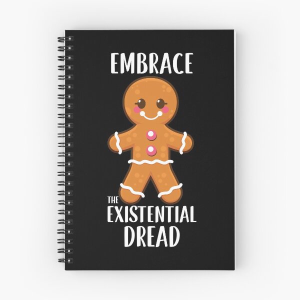 Item preview, Christmas Gingerbread Man Embrace The Existential Dread graphic designed and sold by jakehughes2015.