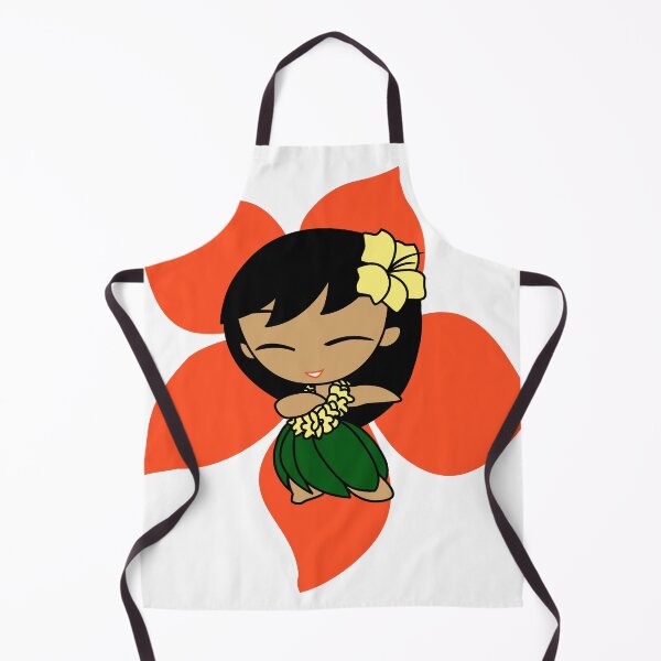 Item preview, Aloha Honeys Hawaiian Hibiscus Hula Girl - Papaya designed and sold by DriveIndustries.