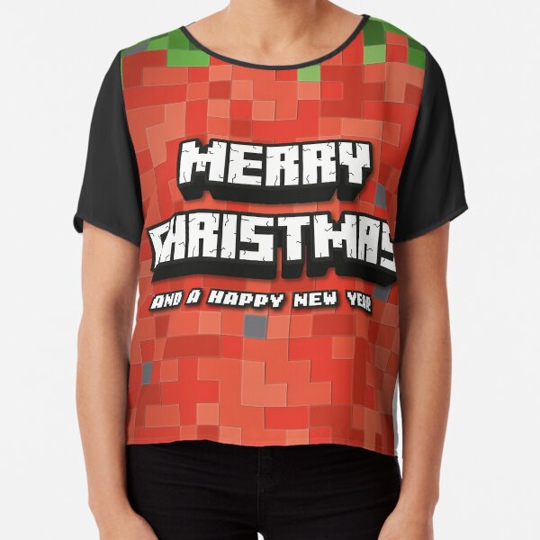 Minecraft Merry Christmas And Happy New Year Roblox shirt - Kingteeshop