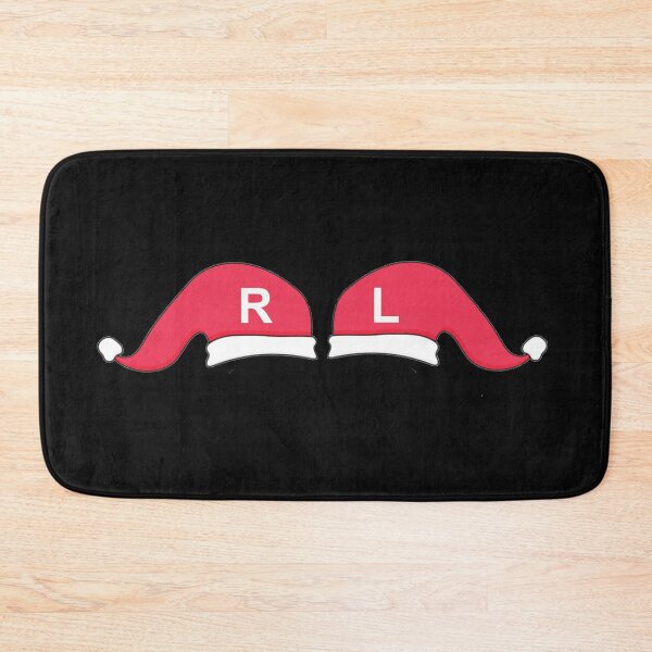 Item preview, Left and Right Santa Hat X-Ray Markers - Black Background designed and sold by HumerusHumor.