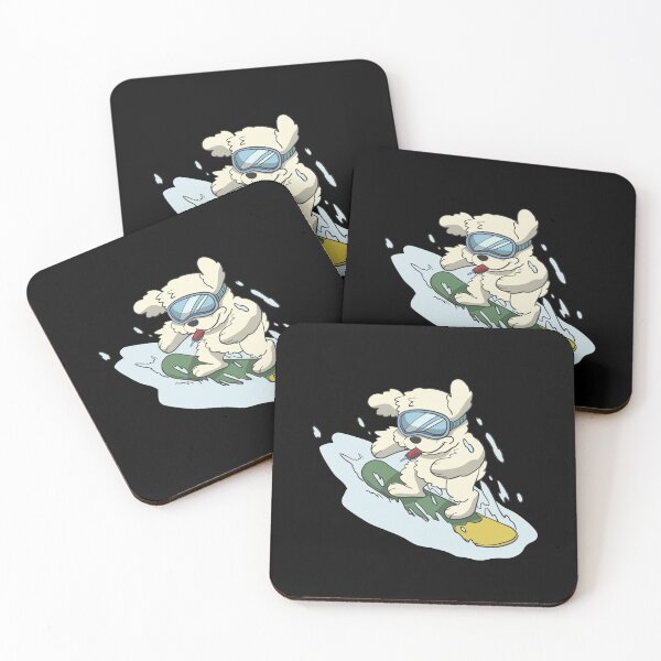 Item preview, Bichon dog on the snowboard designed and sold by Monkey Ful.