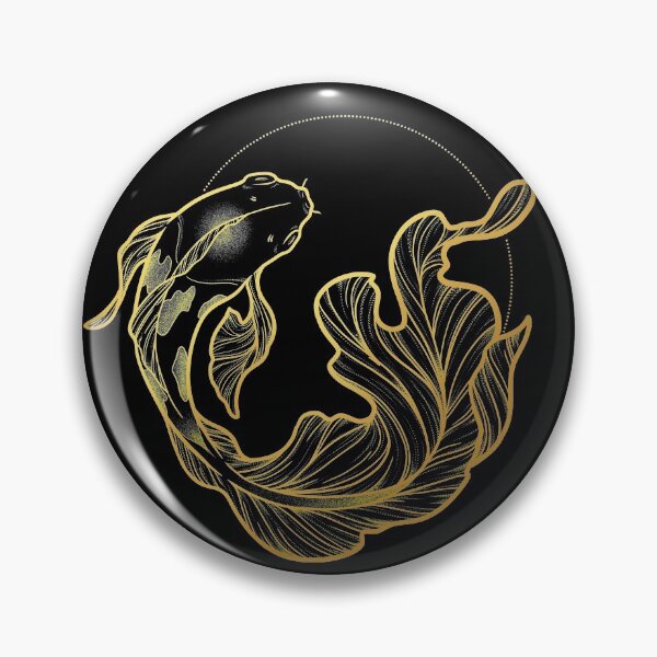 Item preview, Golden fish designed and sold by SoulArtLove.