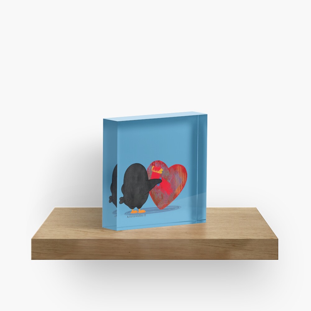 Penguins can renew your heart Acrylic Block