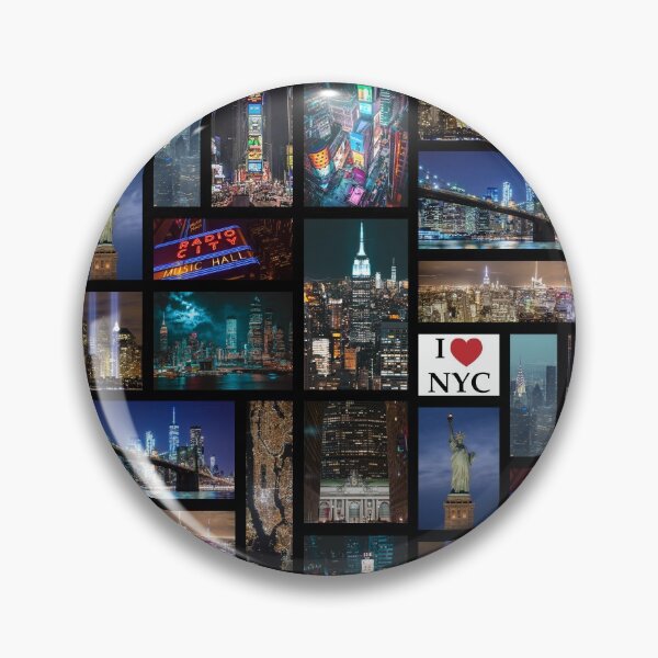 Item preview, 65 MCMLXV New York City By Night Postcard Collage designed and sold by 65 MCMLXV.
