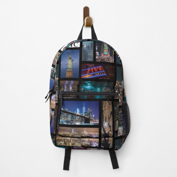 Item preview, 65 MCMLXV New York City By Night Postcard Collage designed and sold by 65 MCMLXV.