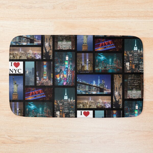 Item preview, 65 MCMLXV New York City By Night Postcard Collage designed and sold by 65 MCMLXV.
